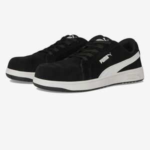 PUMA Safety Men's Iconic Suede Low EH Work Shoes Composite Toe Slip Resistant